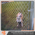 Dog proof chain link fence and chain link fence dog run